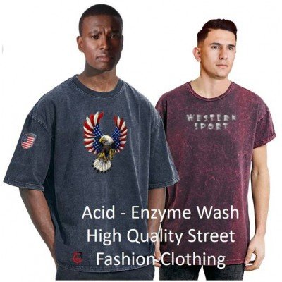Acid Wash Clothing - T-shirt - Hoodie Manufacturer